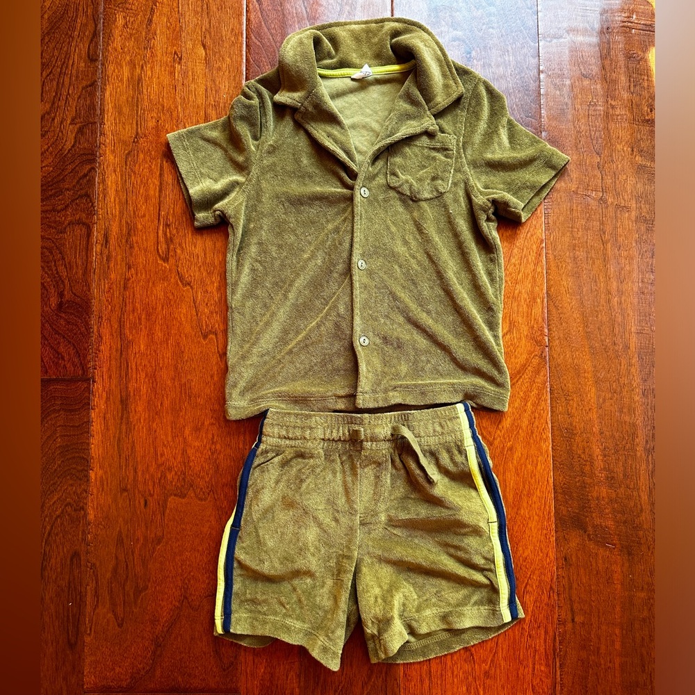 Gap terry cloth outfit